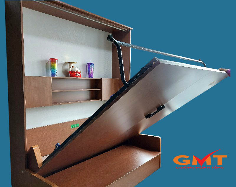 Đồ nội thất đa chức năng đa dạng kiểu dáng 3 Đồ nội thất đa chức năng – giường gấp tường thông minh có cơ cấu nâng hạ nhẹ nhàng, tiết kiệm diện tích.