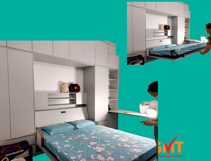 Nội thất thông minh - Giường gấp thông minh cho nhà nhỏ tiết kiệm diện tích